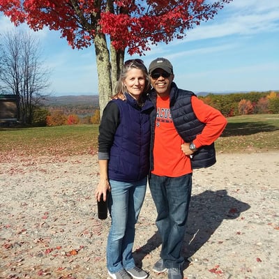 Anthony and wife Debra from Fight Coffee