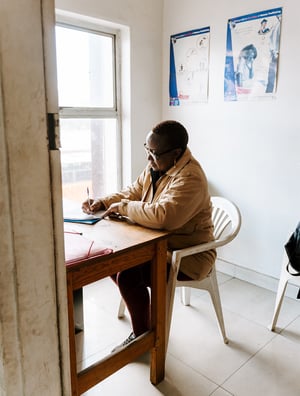 zambia pm filling out forms