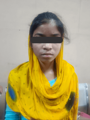 Minor girl intercepted in India