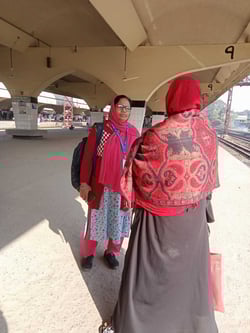 Monitor in Bangladesh with Intercepted Female