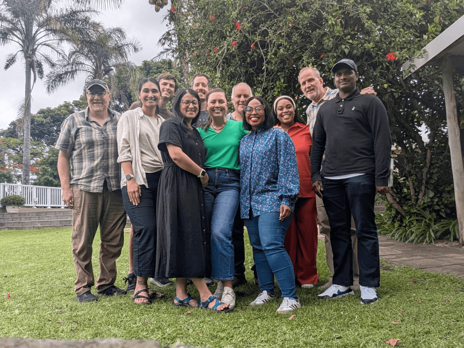 Team gathering in South Africa