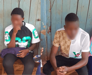 Two teen boys intercepted in Uganda