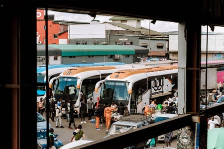 bus station in Zambia