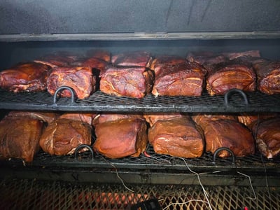 pork butts from fundraiser