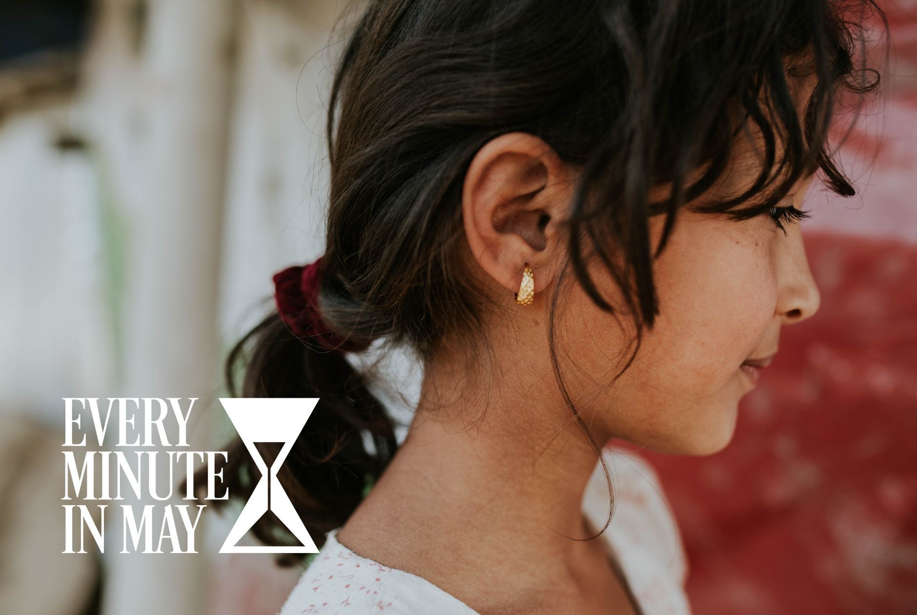 young girl side profile every minute in may