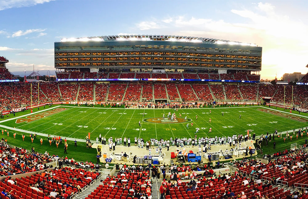 Super Bowl football stadium